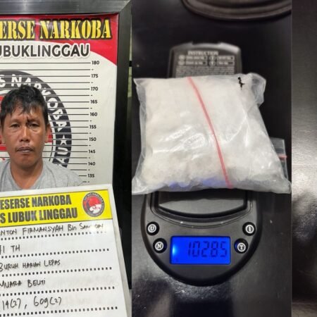 Residivis Narkoba Ditangkap di Lubuklinggau, Ratusan Gram Sabu Gagal Beredar Residivis Narkoba Ditangkap di Lubuklinggau, Ratusan Gram Sabu Gagal Beredar