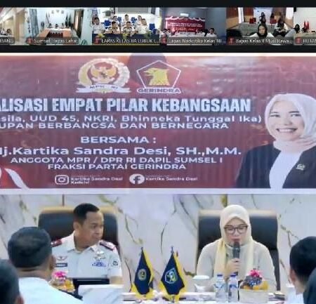 Rutan Palembang Ikuti Kunjungan Kerja Komisi XII DPR RI Secara Virtual