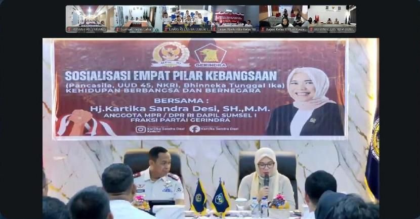 Rutan Palembang Ikuti Kunjungan Kerja Komisi XII DPR RI Secara Virtual