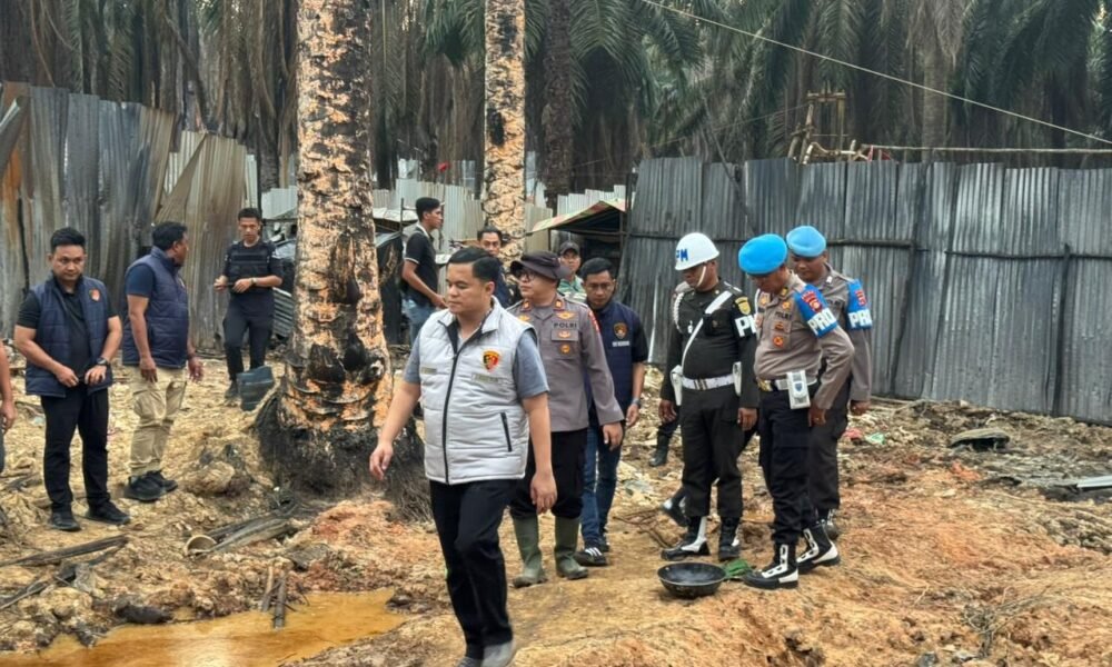 Tiga Tersangka Penyebab Kebakaran 11 Sumur Minyak Ilegal di Lahan Hindoli Muba Ditangkap, Termasuk Pemodal