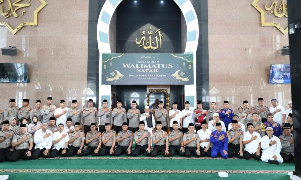 Momentum Penguatan Integritas dan Spiritualitas Personel, Kapolda Lepas 44 Calon Jemaah Haji Polda Sumsel