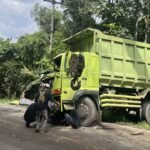 Tewaskan Pengendara Motor KLX, Polisi Buru Sopir Truk Batu Bara yang Kabur Usai Tabrakan Beruntun di Jalintim Muba
