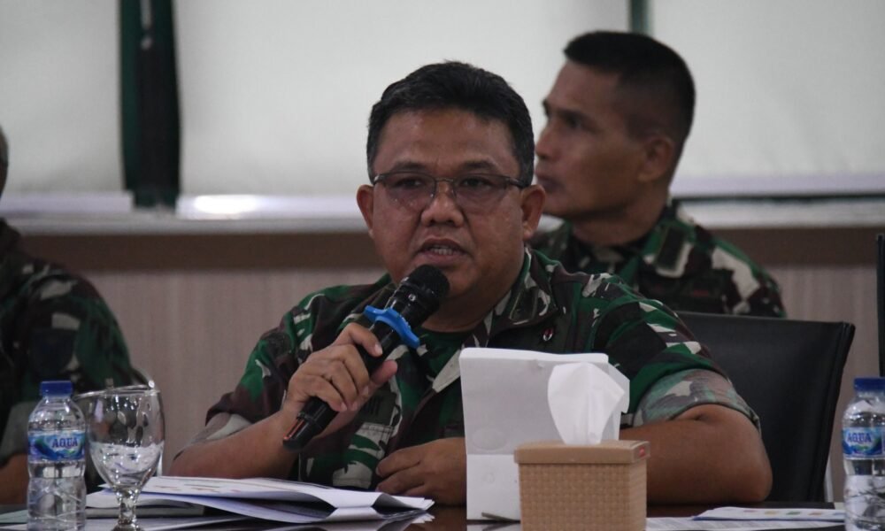 Paparan Dandim Ungkap Progres KDKMP dan Jembatan, Danrem 044/Gapo Minta Akselerasi
