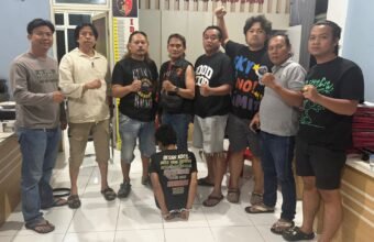 Polres Lahat Tangkap Pelaku Pencurian Motor Saat Asyik Nongkrong di Angkringan