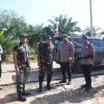 Kolaborasi TNI AD dan Daerah Menguat, Danrem 044/Gapo Dampingi Pangdam II/Swj Tinjau Lahan Yon TP