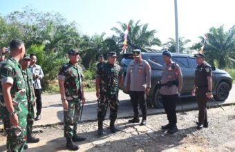 Kolaborasi TNI AD dan Daerah Menguat, Danrem 044/Gapo Dampingi Pangdam II/Swj Tinjau Lahan Yon TP