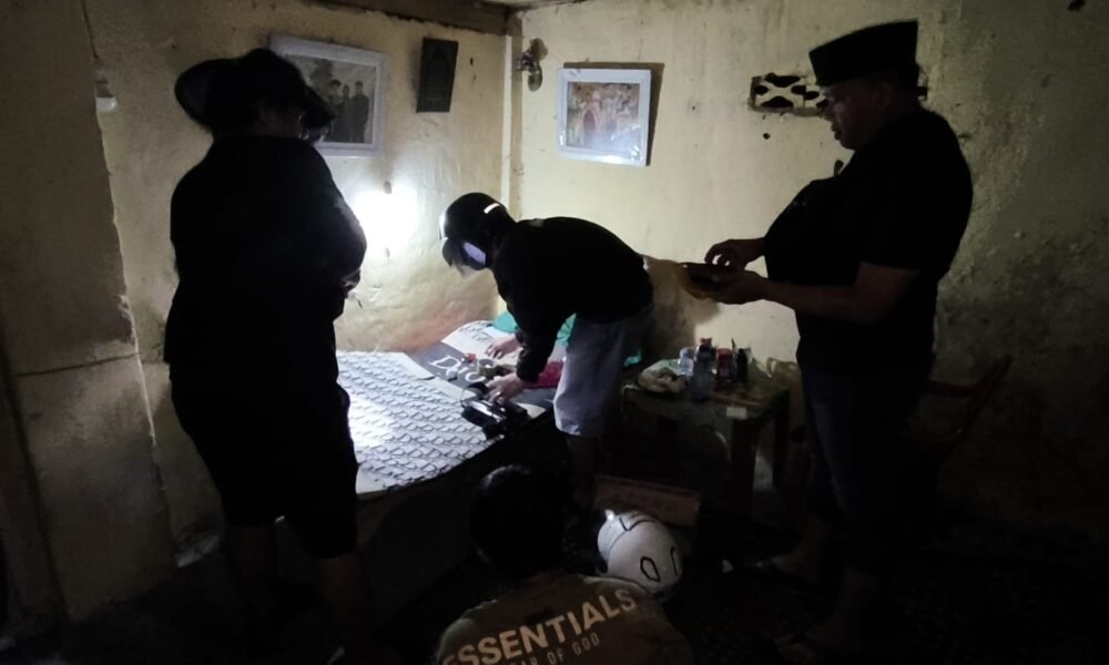 Pengedar Sabu di Pasar Lama Lahat Disergap, Sempat Kabur ke Dapur, Barang Bukti Diamankan