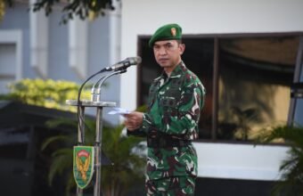 Kasrem 044/Gapo Sampaikan Pesan Panglima TNI dalam Upacara: Jaga Nama Baik Institusi