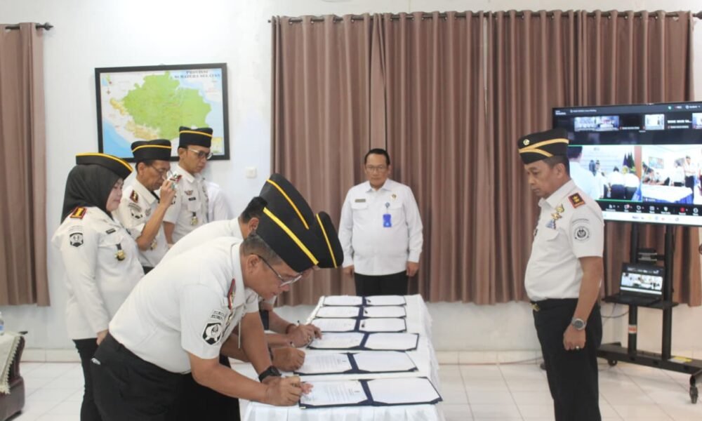 Komitmen Bersama, Kepala Rutan Palembang Ikrar Bersama dan Penandatanganan PKS