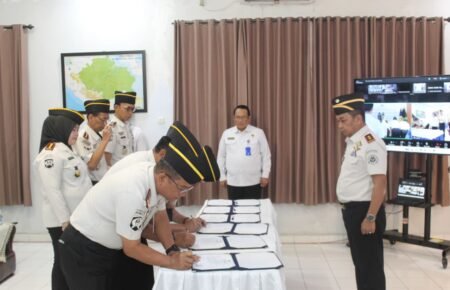 Komitmen Bersama, Kepala Rutan Palembang Ikrar Bersama dan Penandatanganan PKS