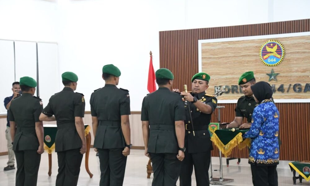 Dinamika Organisasi, Dua Dandim di Jajaran Korem 044/Gapo Resmi Berganti