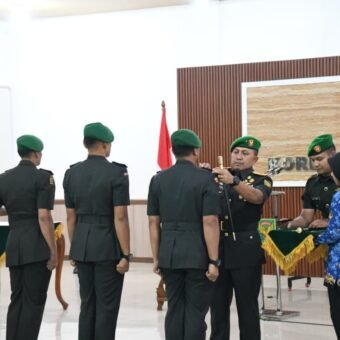 Dinamika Organisasi, Dua Dandim di Jajaran Korem 044/Gapo Resmi Berganti