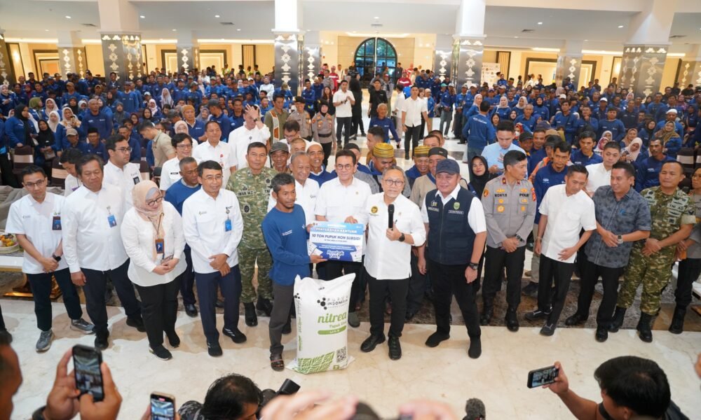 Perkuat Ketahanan Pangan Nasional, Wakapolda Sumsel Hadiri Rembuk Tani Bersama Menko Pangan di PT Pusri