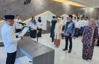Lantik Tiga Kepala Madrasah, Syafitri Irwan Ingatkan Pentingnya Doa Pasangan dan Integritas