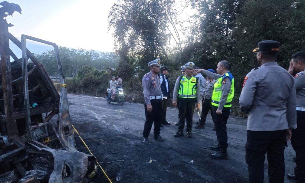 Polda Sumsel Paparkan Kronologi Tabrakan Bus ALS vs Truk Tangki yang Tewaskan 16 Orang di Jalan Lintas Muratara