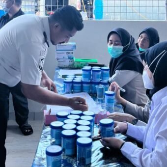 Rutan Palembang Tes Urine WBP dan Pegawai, Seluruh Hasil Negatif Narkoba