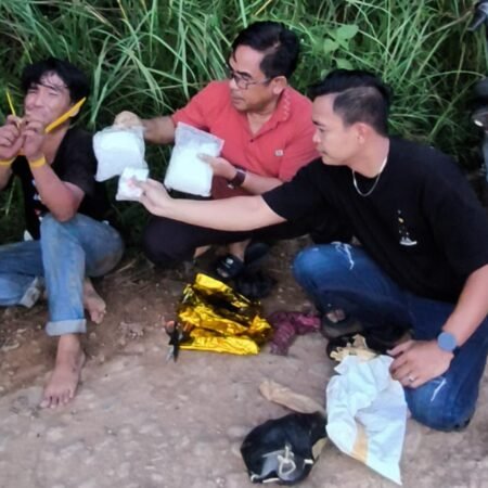 Coba Kabur, Kurir Sabu 2 Kg dan Puluhan Pil Esktasi dari Muratara Dicegat di Musi Rawas