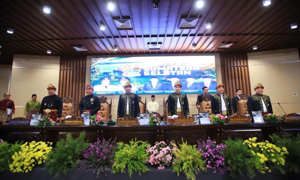 Paripurna Istimewa DPRD Provinsi Sumsel Peringatan Hari Jadi ke-80 Sumsel, Gubernur: Keberhasilan Sumsel adalah Keberhasilan Bersama