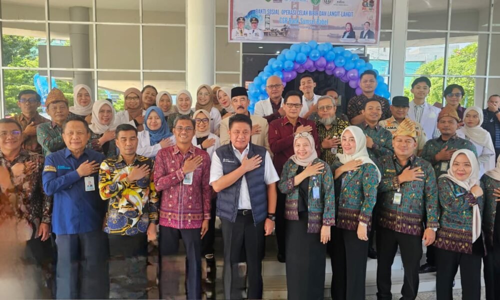 HUT Sumsel ke-80, Bank Sumsel Babel Perluas Akses Operasi Bibir Sumbing Gratis