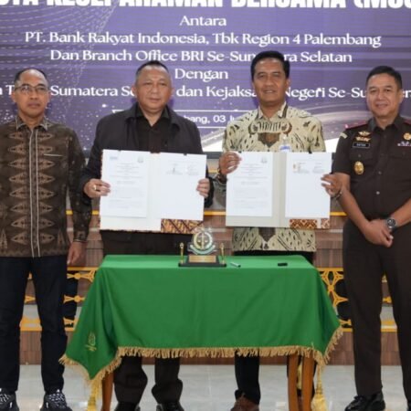 Perkuat Sinergi, BRI Palembang Jalin Kerja Sama Hukum dengan Kejati Sumsel