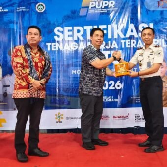 Rutan Palembang Jadi Lokasi Sertifikasi Tenaga Kerja Terampil MTU Kementerian PUPR