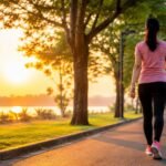 Selain mudah dilakukan, jalan pagi juga dapat menjadi pilihan olahraga yang aman untuk berbagai usia. (Foto: Ilustrasi/AI)