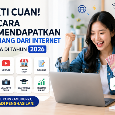 Terbukti Cuan! 10 Cara Mendapatkan Uang dari Internet untuk Pemula di Tahun 2026 Terbukti Cuan! 10 Cara Mendapatkan Uang dari Internet untuk Pemula di Tahun 2026. (Foto: ilustrasi/ai)