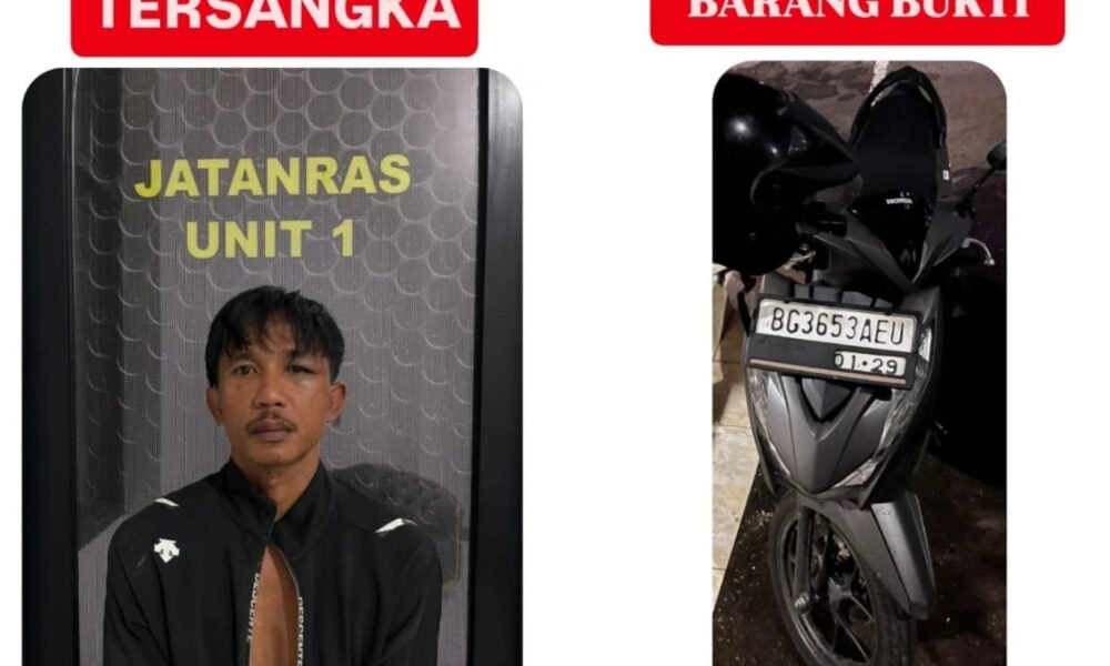 Buron Sejak 2025, Pelaku Curanmor Akhirnya Dibekuk Jatanras Polda Sumsel di Mariana Banyuasin