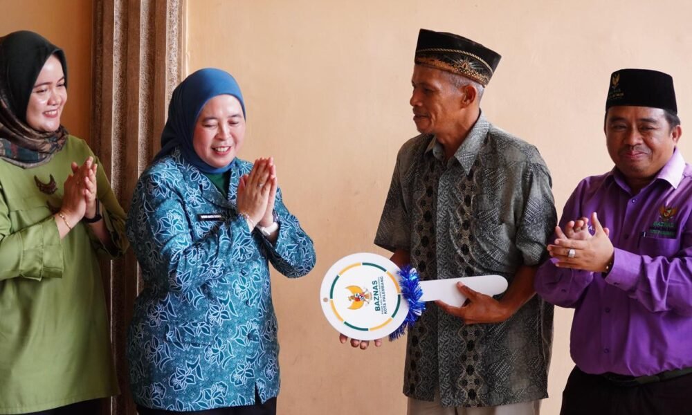Sambut Hari Jadi, Pemkot Palembang dan BAZNAS Wujudkan Mimpi Siti Fatimah Miliki Rumah Layak Huni