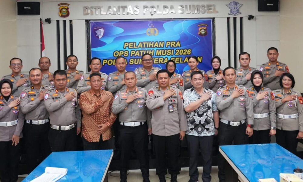 Wujudkan Ketertiban Berkendara, Ditlantas Polda Sumsel Siagakan Personel Jelang Operasi Patuh Musi 2026