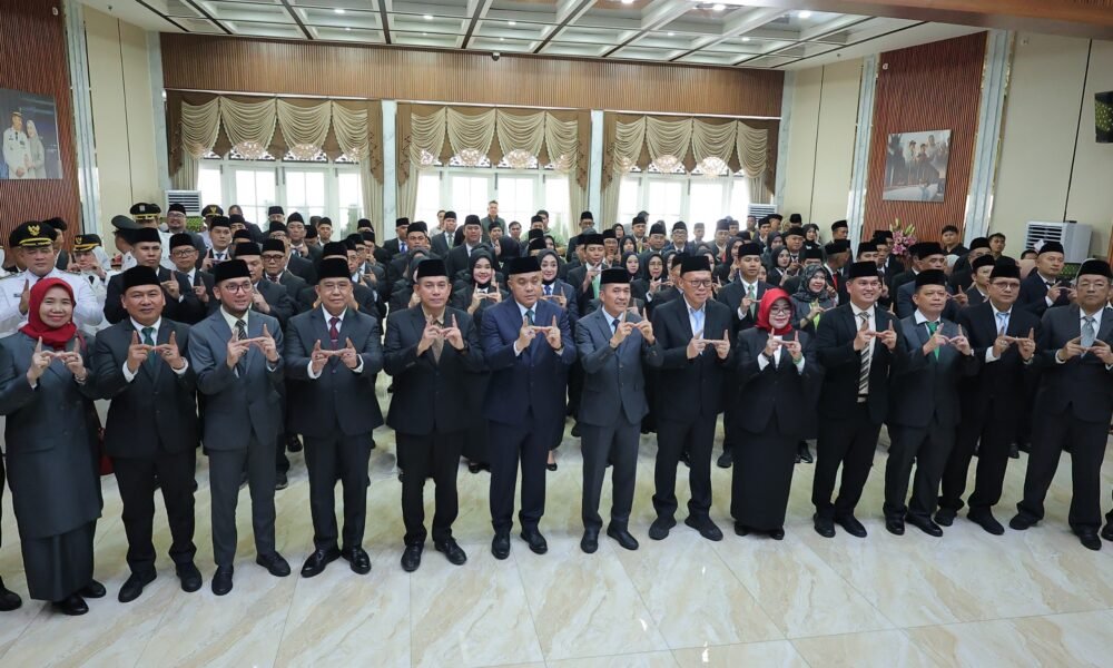 Penataan birokrasi besar-besaran kembali dilakukan Walikota Palembang, H. Ratu Dewa. Bertempat di Rumah Dinas Walikota Palembang pada Jumat (26/6/2026). (Foto: Yulie/Istimewa)