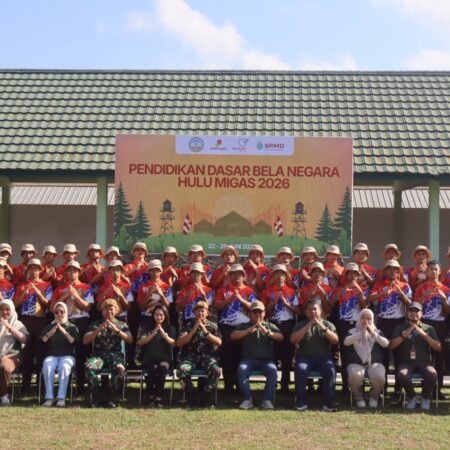 KK Migas bersama KKKS Medco E & P Indonesia (Medco E&P) dan KKKS Sele Raya Merangin Dua (SRMD) menggelar sosialisasi usaha hulu migas kepada siswa sekolah menegah atas bersama Batalyon Arhanud 12/SBP. (Foto: Yulie/Sriwijayaterkini.co)