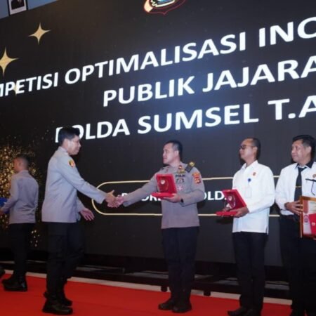 Polda Sumsel Beri Penghargaan Inovasi Pelayanan Publik 2026, Polres OKU Selatan Raih Juara Umum