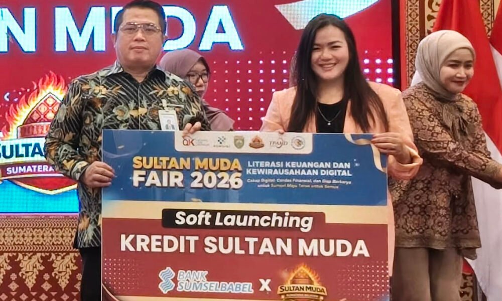 Bank Sumsel Babel Bersama OJK Sumsel Luncurkan Kredit Sultan Muda 2026. (Foto: Yulie/sriwijayaterkini.co)