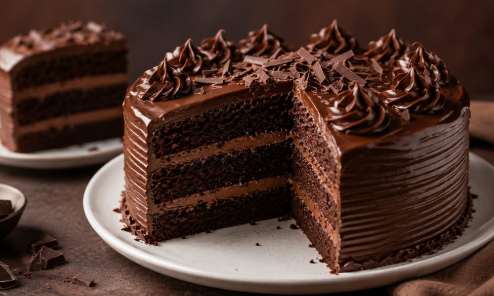 Chocolate Layer Cake super lembut dan lumer, dessert premium yang bikin pecinta cokelat ketagihan. (Foto: istimewa)