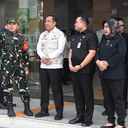 Profesional dan Terpadu, Danrem 044/Gapo Pimpin Pengamanan VVIP Kunker Wapres RI