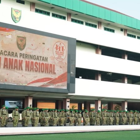 Kodam II/Swj Gelar Upacara Peringatan Hari Anak Nasional Ke-42 Tahun 2026