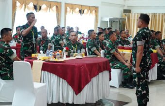 Asops Kasdam II/Swj Pimpin Rapat Evaluasi Bidang Operasi TA 2026. (Foto: Yulie/sriwijayaterkini.co)