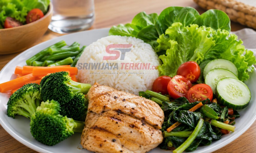 Makan siang dengan sayur-sayuran. (Foto: dok/sriwijayaterkini.co)