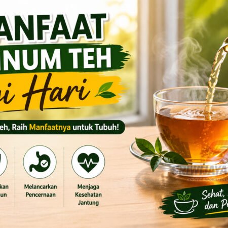 5 Manfaat Minum Teh Pagi Hari yang Jarang Diketahui, Nomor 3 Bikin Tubuh Lebih Segar! Ilustrasi gambar secangkir teh di pagi hari. (Foto: Dok sriwijayaterkini.co)