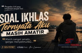 Ilustrasi suasana reflektif yang menggambarkan makna lirik lagu Sesi Potret karya eńau feat. Ari Lesmana tentang proses belajar ikhlas dan melepaskan kehilangan. (Foto: sriwijayaterkini.co)
