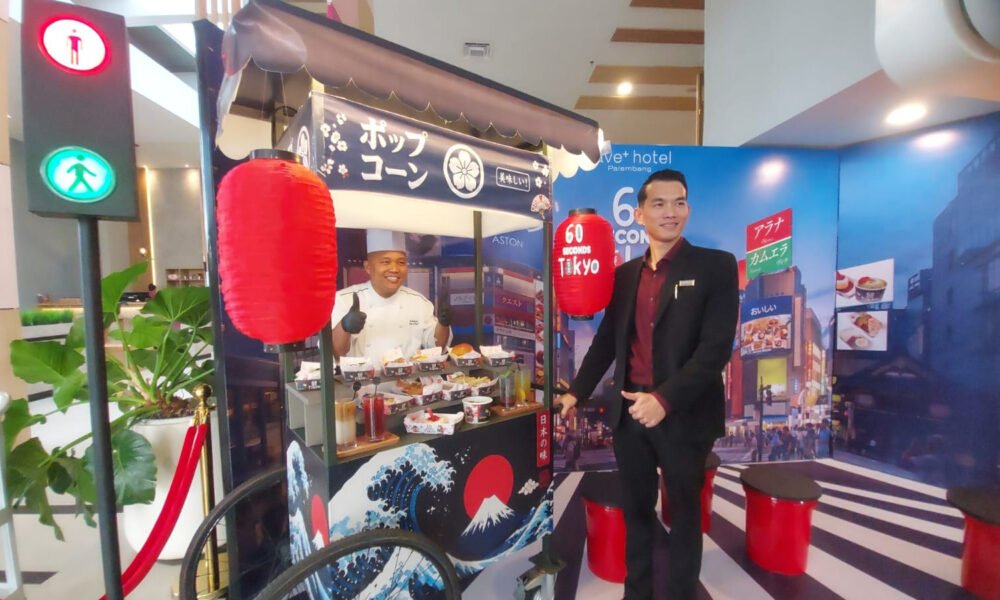 60 Seconds to Tokyo Hadir di fave+ Hotel Palembang, Sajikan Sensasi Street Food Jepang yang Menggugah Selera. (Foto: Edho/sriwijayaterkini.co)