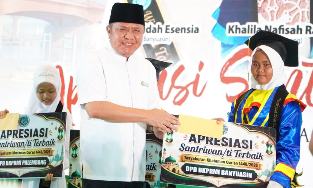 10 Ribu Santri Sumsel Bebas Buta Aksara Alquran, Herman Deru Apresiasi Capaian BKPRMI