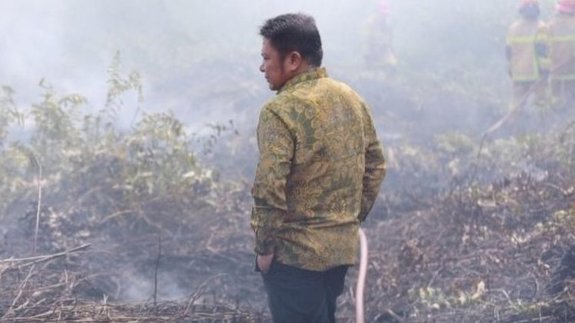 Herman Deru: Dalami CCTV Tol Palindra Jika Karhutla Sengaja Dibakar