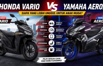 Honda Vario vs Yamaha Aerox, Siapa yang Lebih Unggul untuk Anak Muda?