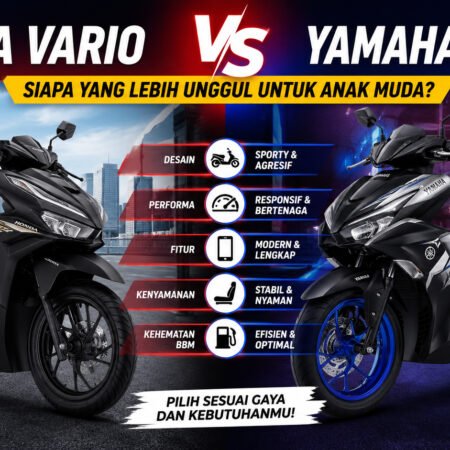 Honda Vario vs Yamaha Aerox, Siapa yang Lebih Unggul untuk Anak Muda?