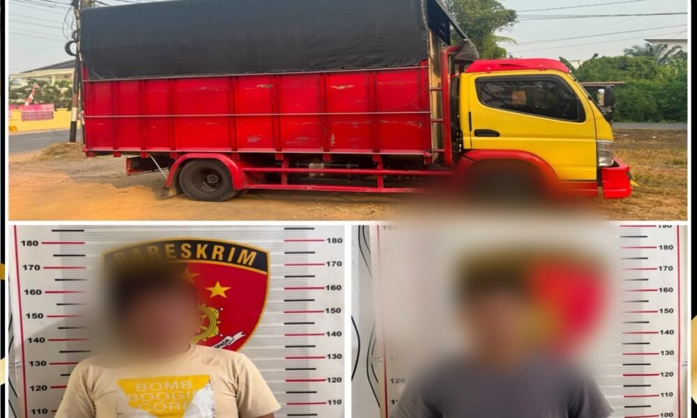 Patroli Hunting, Polisi Sekayu Bekuk Sopir dan Kernet Truk Pembawa Minyak Cong di Lumpatan