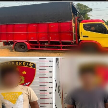 Patroli Hunting, Polisi Sekayu Bekuk Sopir dan Kernet Truk Pembawa Minyak Cong di Lumpatan