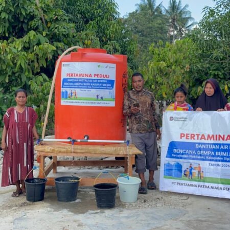 Tanggap Bencana Sigi, Kilang Plaju Salurkan 75 Ribu Liter Air Bersih untuk Korban Gempa