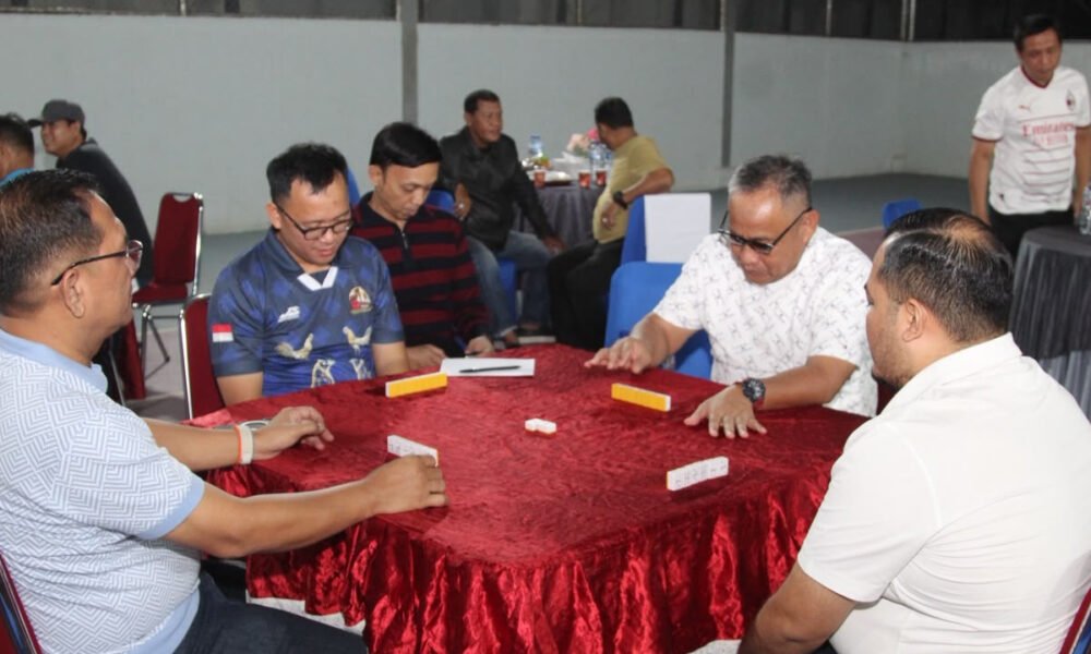 Semarak HUT ke-81 RI, Pegawai Rutan Palembang Ikuti Lomba Catur dan Gaple Antarpegawai